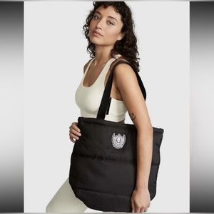 VICTORIA’S SECRET PINK Black Tote Bag NEW WITH TAG